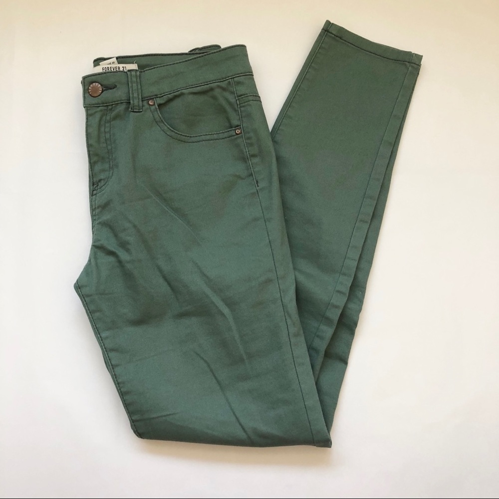Green Teal Jeans